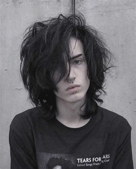 emo guys long hair|Trendy Long Hair Styles for Emo Guys .